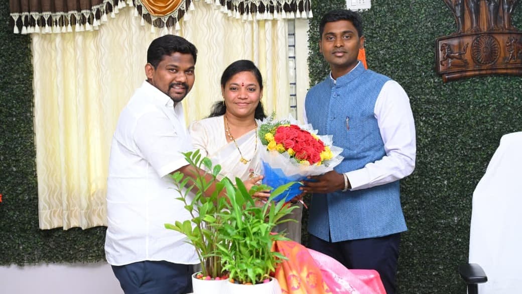 పోలవరం జిల్లా అభివృద్ధికి కలెక్టర్ దినేష్ కుమార్‌కు ఎమ్మెల్యే మిరియాల శిరీషాదేవి వినతి