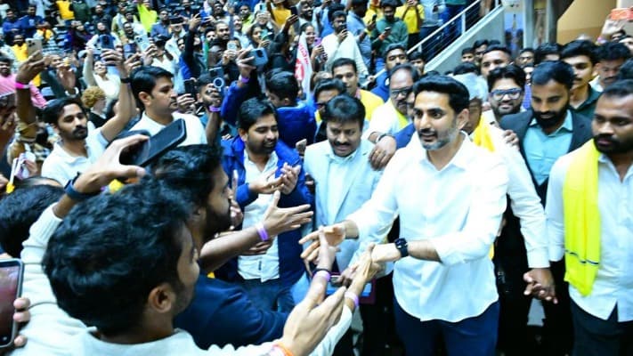 సింధనూరులో మంత్రి నారా లోకేష్‌కు ఘన స్వాగతం..
