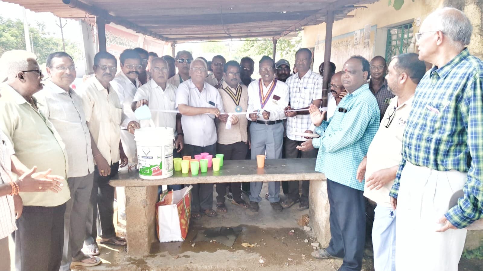కామాక్షి నగర్‌లో మజ్జిగ చలివేంద్రం ప్రారంభం