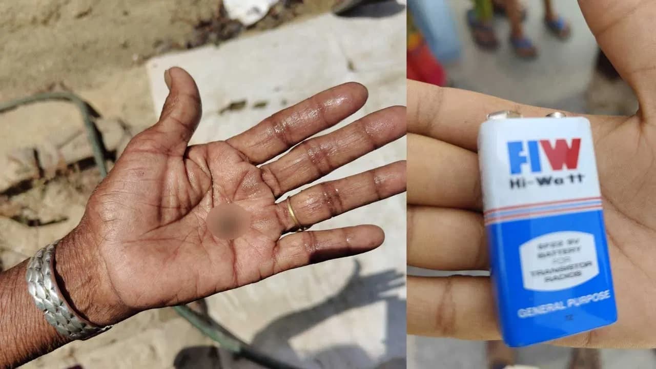 మెదక్ శివంపేటలో బ్యాటరీ పేలుడు..