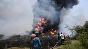 థానేలో టైర్ల గోడౌన్‌లో భారీ అగ్నిప్రమాదం