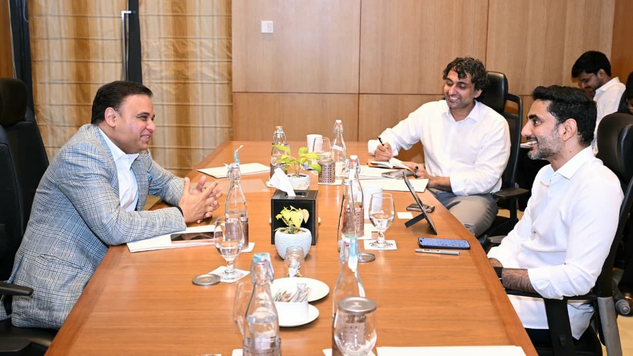 హిమాద్రి కెమికల్స్ సీఎండీతో లోకేష్ భేటీ..