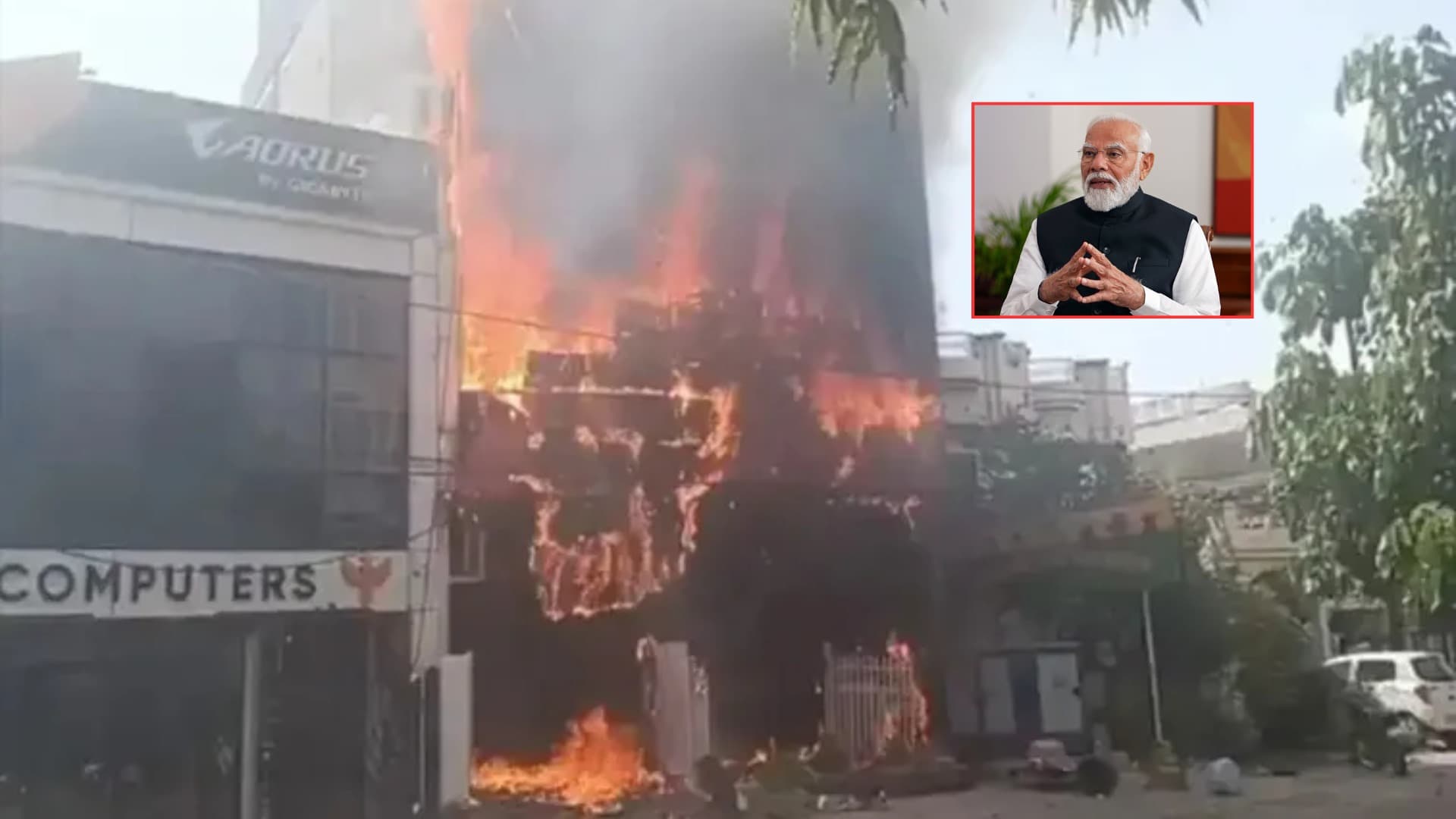 లక్నో అగ్నిప్రమాదంపై ప్రధాని మోదీ దిగ్భ్రాంతి