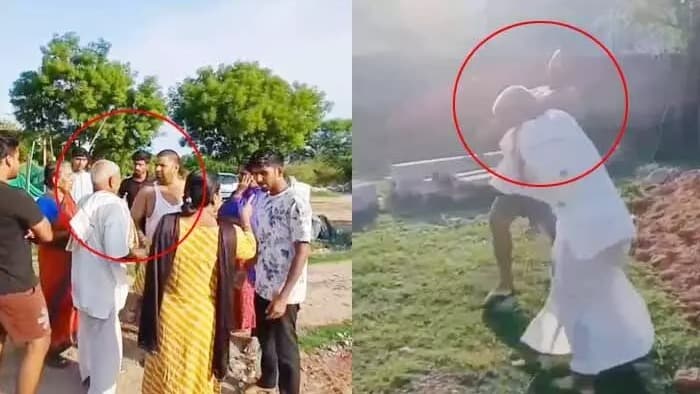 భూమి కోసం తండ్రిపైనే దాడి..