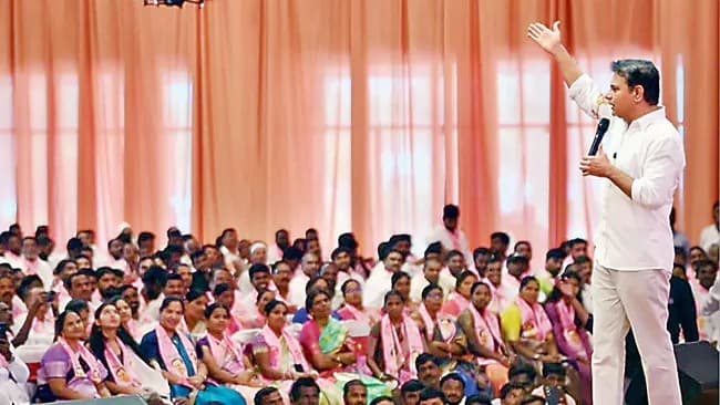 కేటీఆర్ సవాల్‌.. మహాలక్ష్మి డబ్బులు వేస్తే రాజకీయాలకు వీడ్కోలు