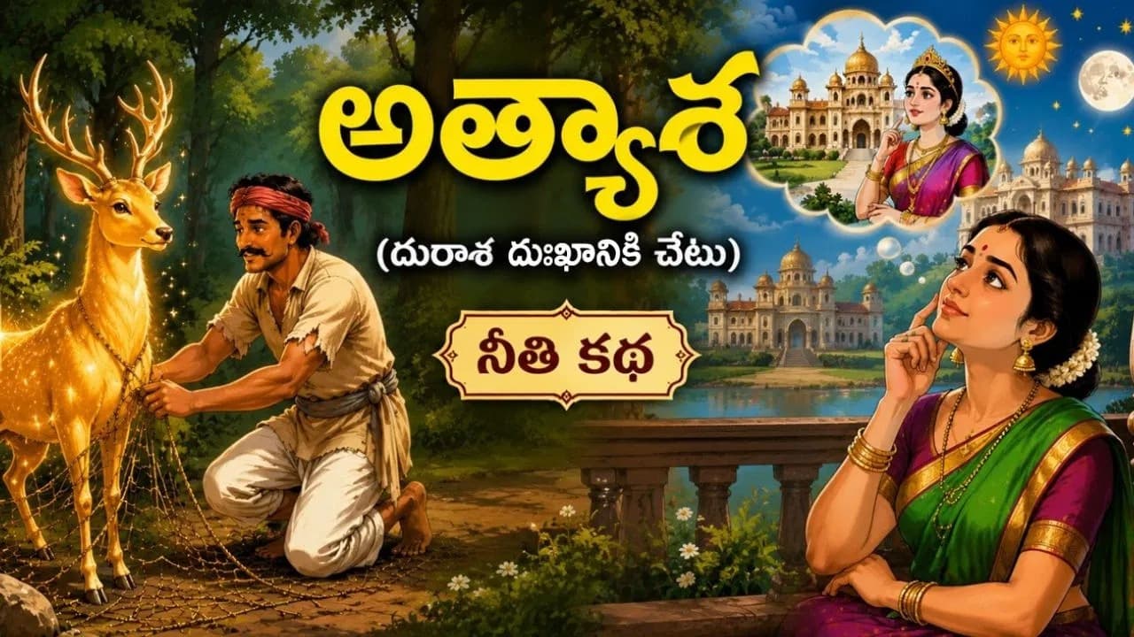 బంగారు జింక కథ: అత్యాశ చివరికి వినాశనమే నేర్పుతుంది