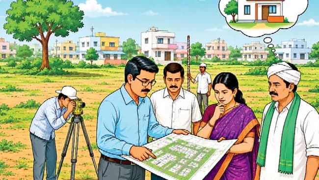 క్యూర్‌లో ఇందిరమ్మ ఇళ్లకు వేగం.. 7 చోట్ల స్థలాలు ఖరారు
