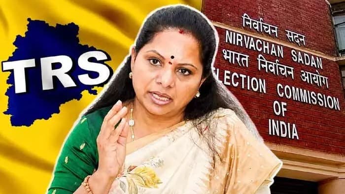 కవిత పార్టీకి ఈసీ షాక్