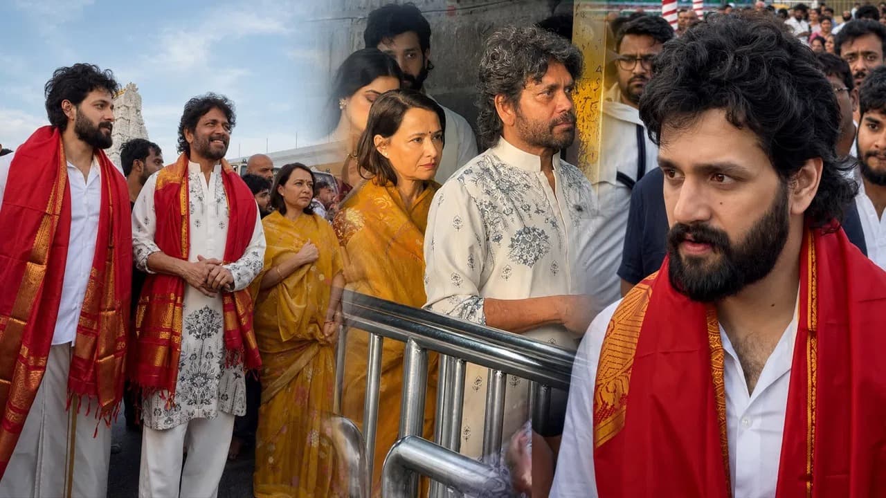 తిరుమలలో ‘లెనిన్’ చిత్ర యూనిట్.. శ్రీవారిని దర్శించుకున్న నాగార్జున