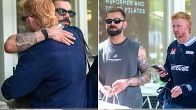 విరాట్ కోహ్లీతో జోర్డాన్ కాక్స్.. లండన్ ఫొటో వైరల్