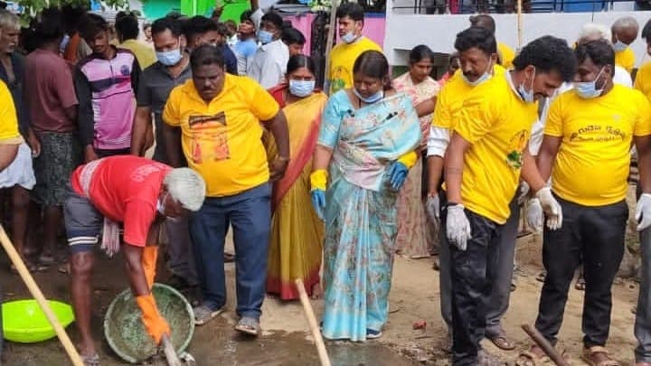 కృష్ణమ్మ సేవాసమితి ఆధ్వర్యంలో స్వచ్ఛ భారత్ కార్యక్రమం ఘనంగా నిర్వహణ