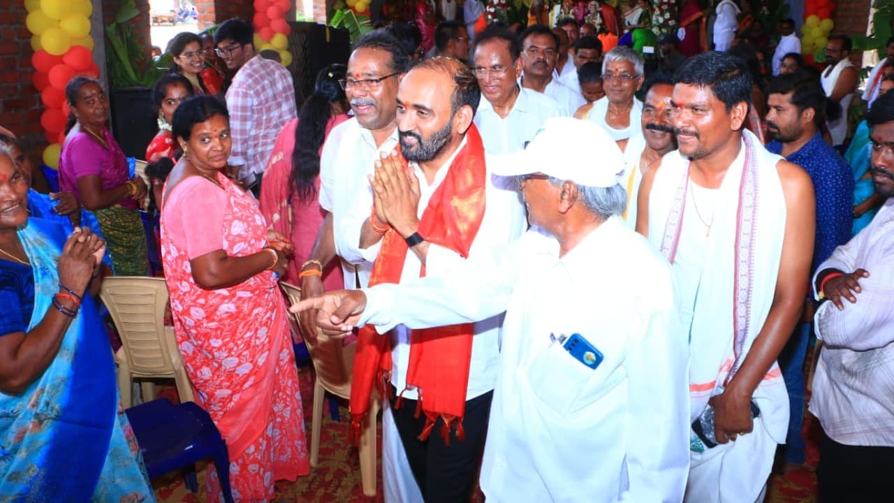 శ్రీ అచ్చమాంబ బ్రహ్మోత్సవాల్లో పాల్గొన్న ఎమ్మెల్యే కాకర్ల సురేష్