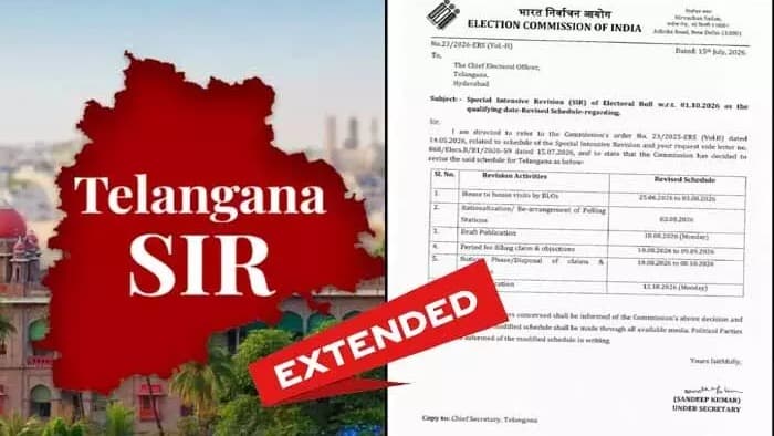 తెలంగాణలో ఎస్‌ఐఆర్ ప్రక్రియ గడువు ఆగస్టు 3 వరకు పొడిగింపు