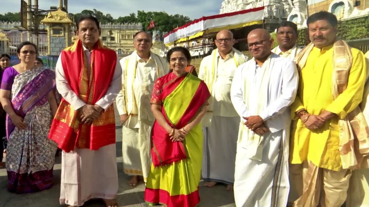 తిరుమలలో శ్రీవారిని దర్శించుకున్న నారా భువనేశ్వరి