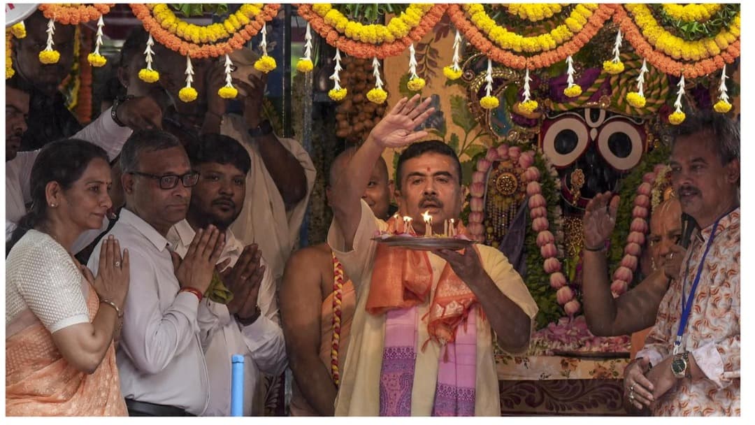 ఇస్కాన్‌కు మధ్యాహ్న భోజన బాధ్యతలపై సువేందు ప్రకటన