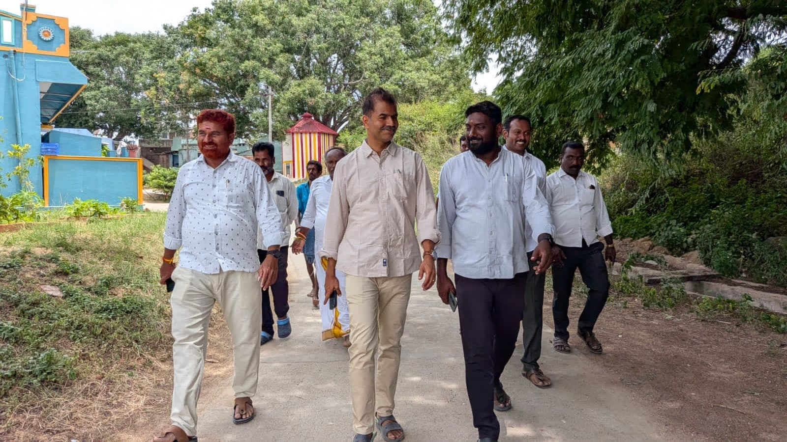 కుప్పం అభివృద్ధి పనులను పరిశీలించిన సురేష్ బాబు