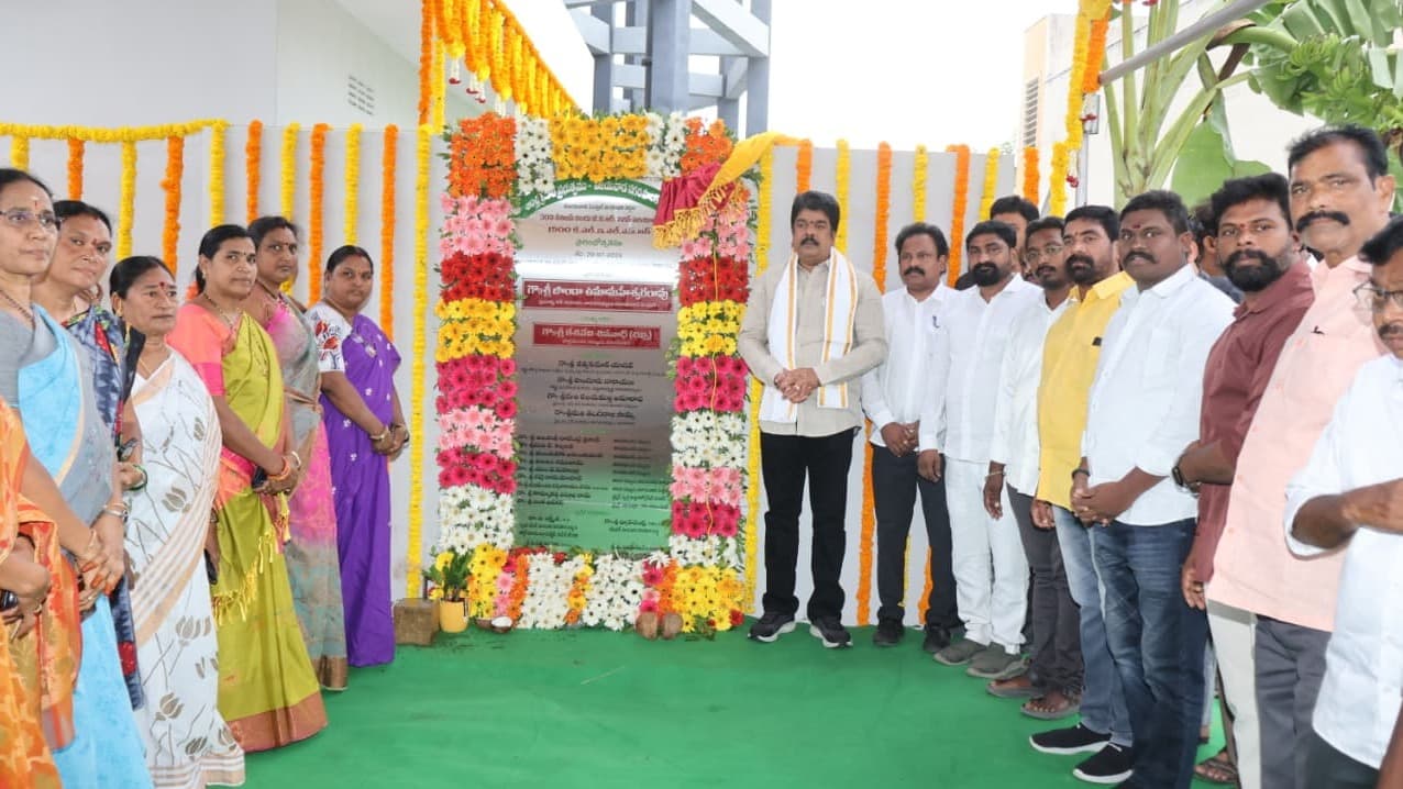 జీవీఆర్ నగర్‌లో వాటర్ ట్యాంక్ ప్రారంభించిన ఎమ్మెల్యే బొండా ఉమా