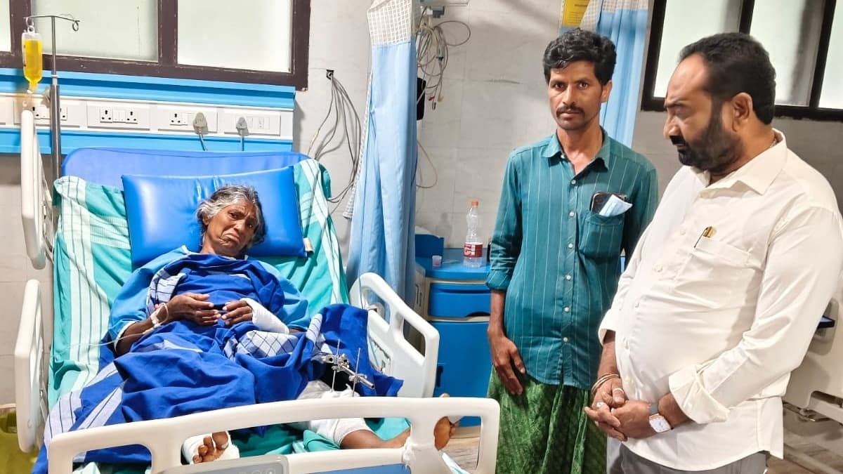 పికిలిబాయిని పరామర్శించిన ఎమ్మెల్యే జూలకంటి