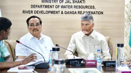 గోదావరి కావేరి అనుసంధానంపై చంద్రబాబు కీలక చర్చ
