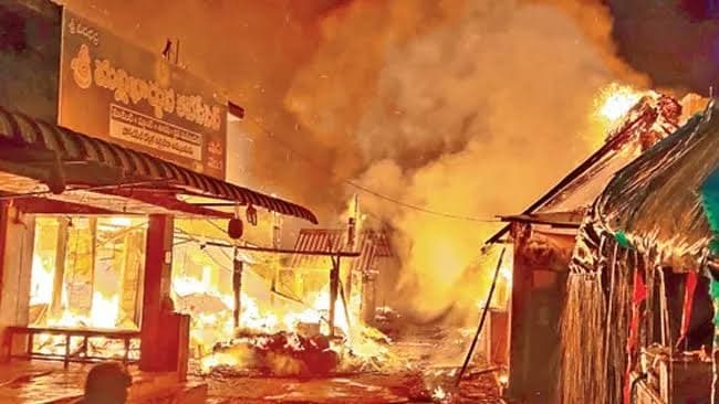 దేవరపల్లిలో భారీ అగ్నిప్రమాదం..