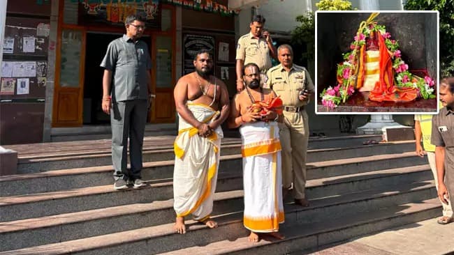తిరుమలలో చోరీకి గురైన హనుమంతుడి విగ్రహం పునఃప్రతిష్ఠ