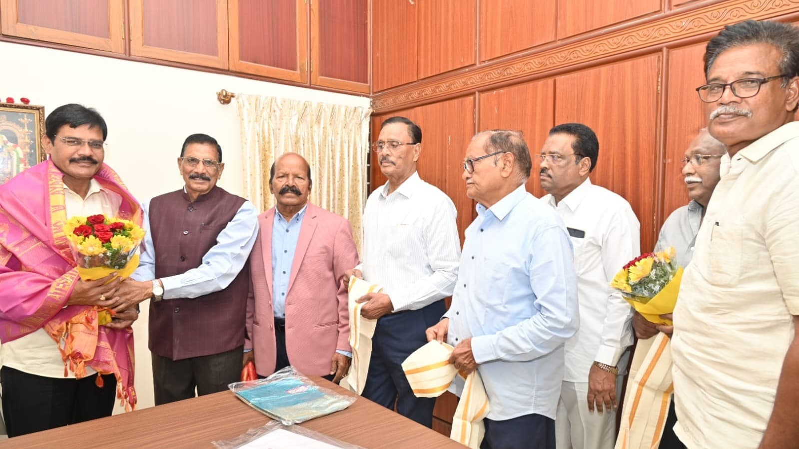 రాజ్యసభ సభ్యుడు భాష్యం రామకృష్ణకు ఘన సత్కారం