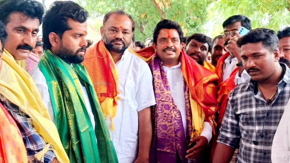 శీతల గంగమ్మ అమ్మవారిని దర్శించిన కూటమి నేతలు