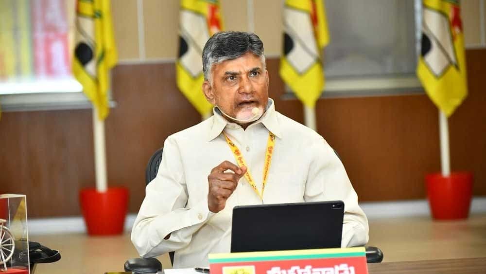 టీడీపీ కేంద్ర కార్యాలయానికి సీఎం చంద్రబాబు పర్యటన