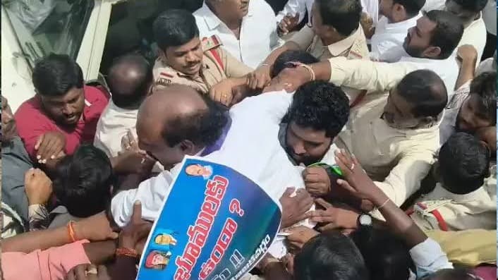 ఉరవకొండలో ఉద్రిక్తత..