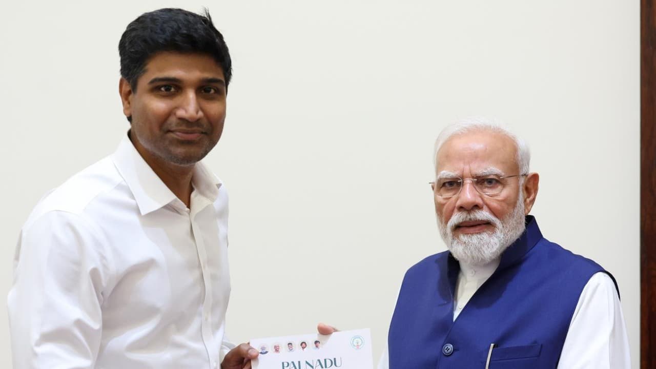 మోదీతో ఎంపీ లావు భేటీ..