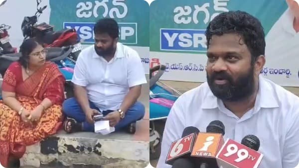 జగన్ నివాసం ముందు బోరగడ్డ అనిల్ నిరసన..