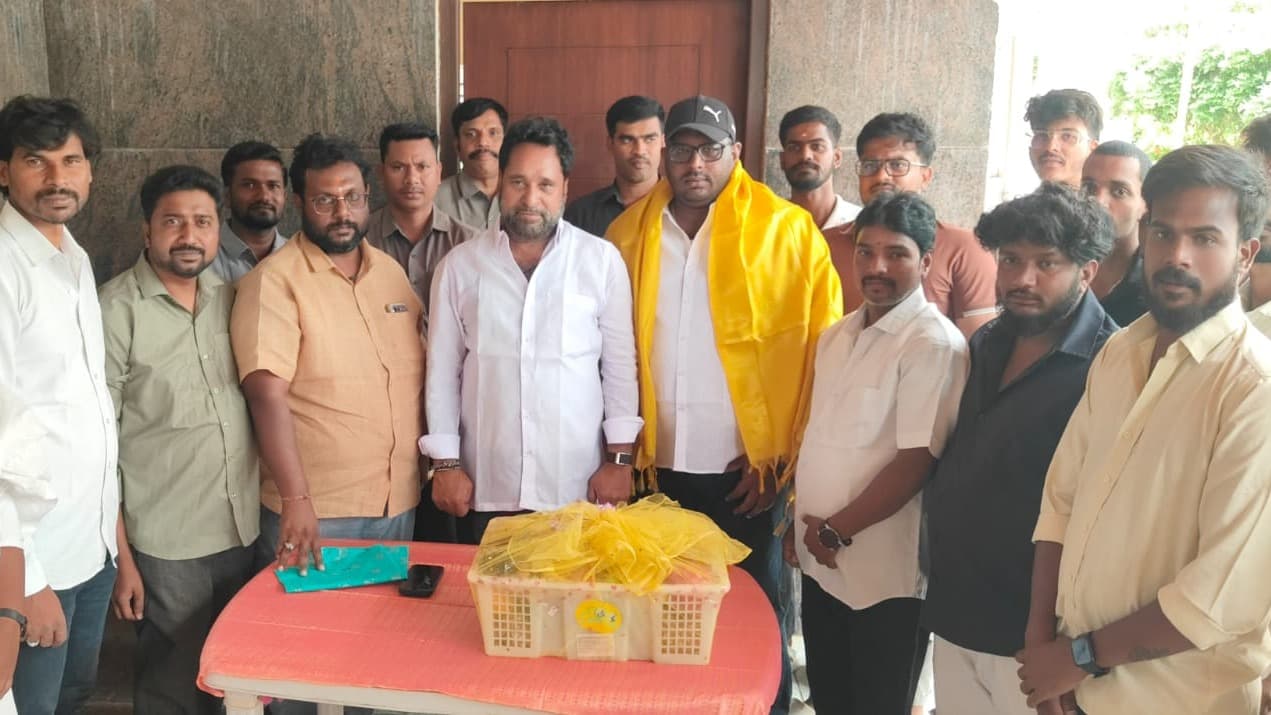 ఎమ్మెల్యే అమరనాథరెడ్డికి జనసేన నేతల ఘన సన్మానం