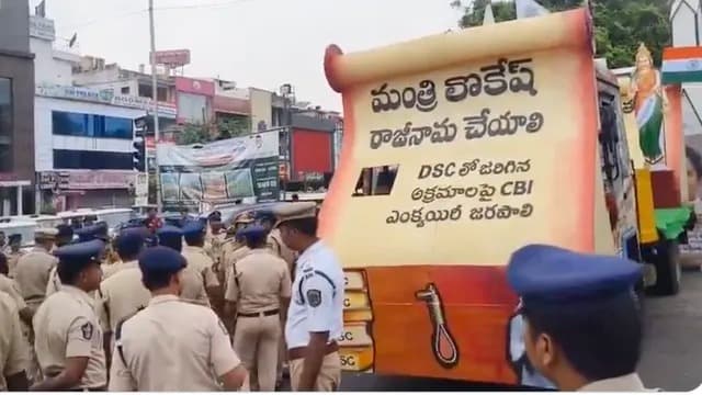 విశాఖ జగదాంబలో హైటెన్షన్..