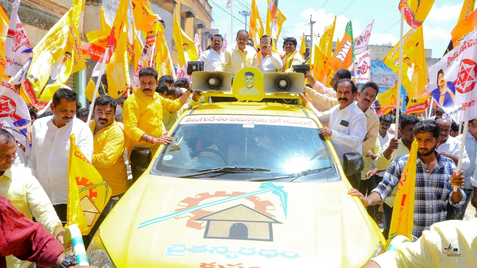 కుప్పంలో కూటమి రెండేళ్ల విజయోత్సవ ర్యాలీ ఘన విజయం