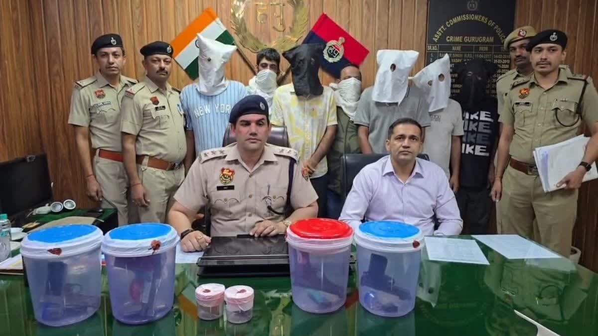 గురుగ్రామ్‌లో గ్యాంగ్‌పై పోలీసుల మెరుపుదాడి..