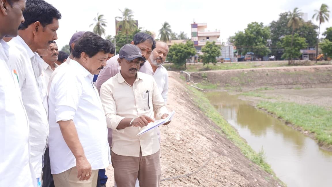 సమిశ్రగూడెం చెరువు అభివృద్ధిపై మంత్రి కందుల దుర్గేష్ ఫోకస్