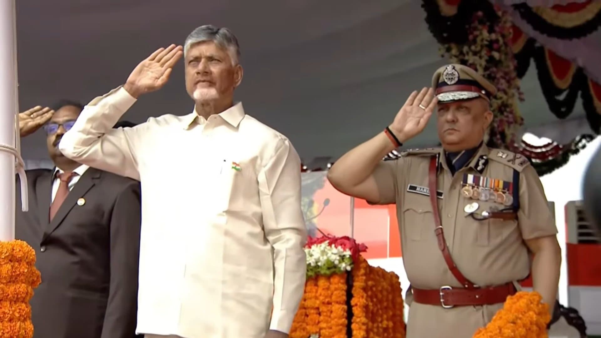 అమరావతిలో తొలిసారి స్వతంత్ర దినోత్సవ వేడుకలు