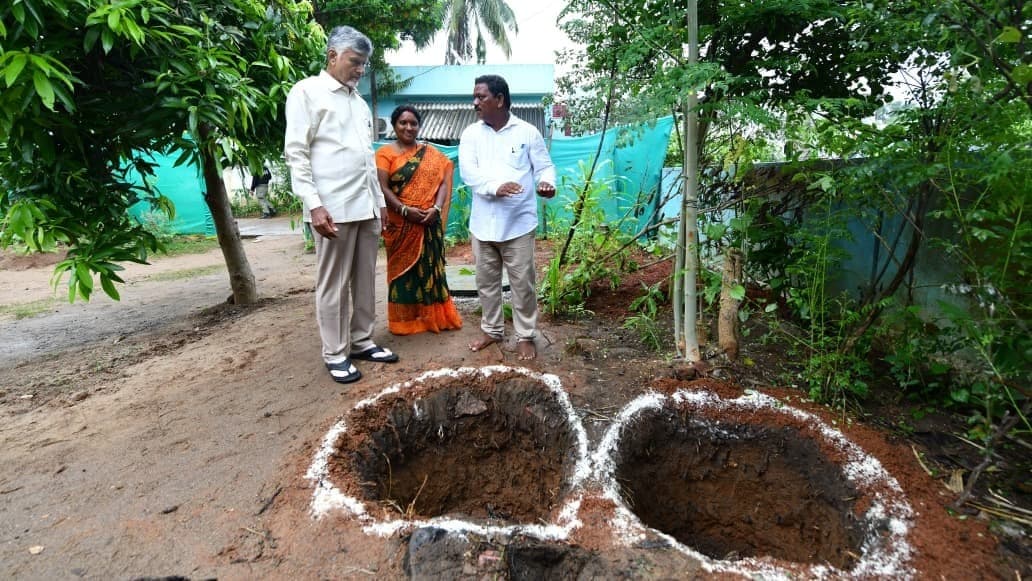 నెట్‌జీరో విధానం పరిశీలించిన చంద్రబాబు