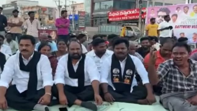 చిలకలూరిపేట హైవేపై ఉద్రిక్తత..