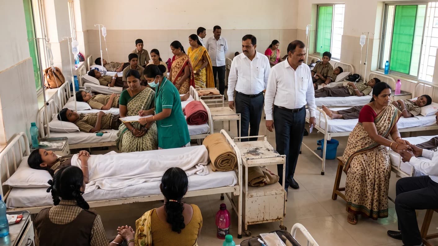 కోరుకొండలో హాస్టల్ విద్యార్థులకు అస్వస్థత..!