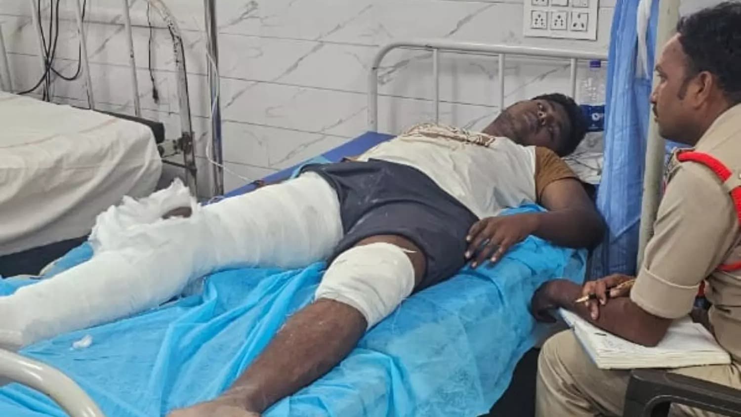 కృష్ణాలో కాల్పుల కలకలం..
