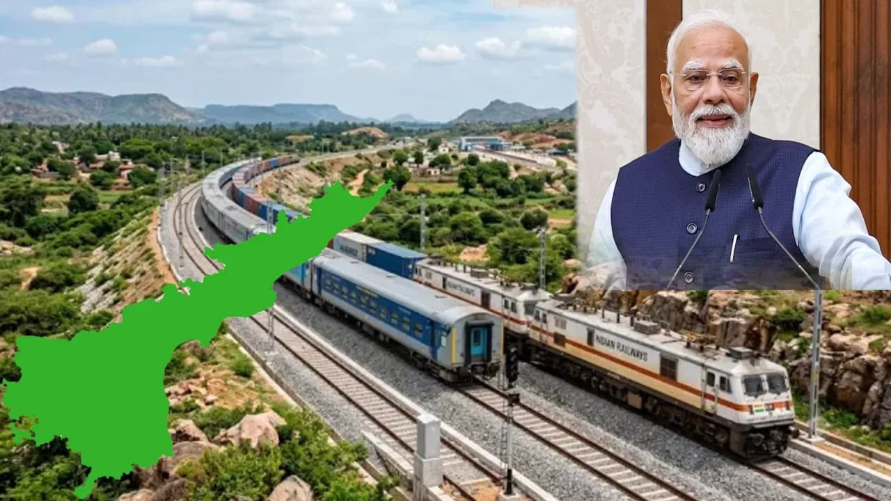 కేంద్ర కేబినెట్ కీలక నిర్ణయం.. ఏపీలో నాలుగు లైన్ల రైల్వే నెట్‌వర్క్