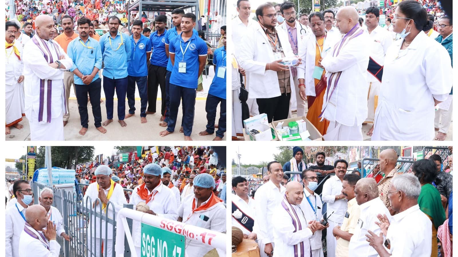 తిరుమలలో భక్తుల సౌకర్యాలు పరిశీలించిన ఈవో ముద్దాడ రవిచంద్ర